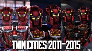 Evolution of Twin Cities in Real Steel Games | 2011 - 2015