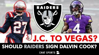 J.C. Jackson To Las Vegas? Raiders Rumors Mailbag Ft. Dalvin Cook, Gardner Minshew, Aidan O’Connell