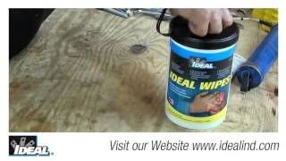 Ideal multi-purpose hand wipes 38-500 - Made in USA