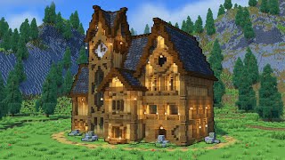 Minecraft - Wooden Mansion | Tutorial