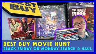 BEST BUY BLACK FRIDAY Sale on Monday - Search for 4K, Blu Ray and DVD Titles and Haul - Steelbooks