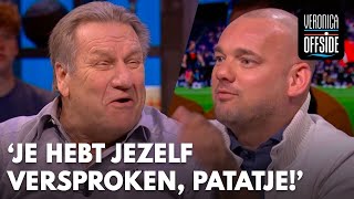 Boskamp gaat stuk om Sneijder: 'Je hebt jezelf versproken, patatje!' | VERONICA OFFSIDE