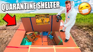 24 Hour Quarantine Box Fort Shelter Challenge!