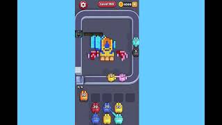 Pixel Flow Level 166 Very Hard. Walkthrough Gameplay