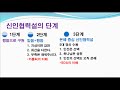 새벽기도회 250124 단동설과 신인협력설 김평안 목사