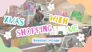 Shopping day!! || Bicester Village || Christmas Shops #dayinmylife #vlog