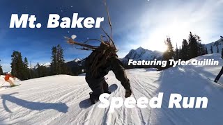 Starkness Presents: Tyler Quillin//Mt. Baker Speed Run// Chair 8 in 2 Minutes 25 Seconds!