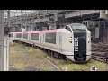 塗装変更入場１５本目…【e259系ne015編成 om入場回送（塗装変更・指定保全）】e259系ｸﾗne015編成が回送電車として大宮駅13番線に到着するシーン（回8895m）2023.11.10