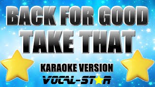 Take That - Back For Good | With Lyrics HD Vocal-Star Karaoke- 4k