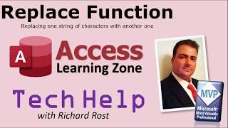 Microsoft Access REPLACE Function, Update Query, TechHelp Q&A