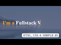 Typing animation with HTML CSS and simple JAVASCRIPT || With Source Code