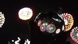 おんまく花火🎇 2019 , 【水晶玉🔮にとじ込めてみた 😊】2019/08/04 (20：17頃)