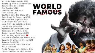 World Famous Lover - BGM Jukebox | Original Sound Track | Music by Gopi Sundher