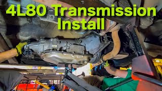 4L80 TRANSMISSION INSTALL || EASY