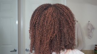 MOROCCAN RED CLAY ON NATURAL HAIR