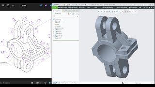 Creo Parametric CAD Tutorial Part 3 - Creo CAD 3D Model Basic Beginners - Creo cho người mới bắt đầu