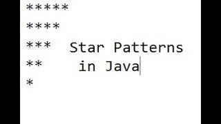 14 .Star Pattern Using nested for loop in Java Example 2