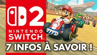 NINTENDO SWITCH 2 : Les 7 ANNONCES à retenir 🔥 Mario Kart \