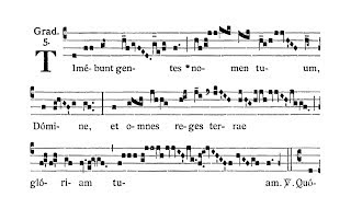 Dominica III post Epiphaniam (III Sunday after Epiphany) - Graduale (Timebunt gentes)