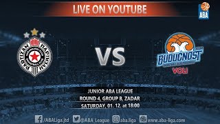 Junior ABA Liga 2018/19, Round 4 match: Partizan NIS U19 - Budućnost VOLI U19 (1. 12. 2018)