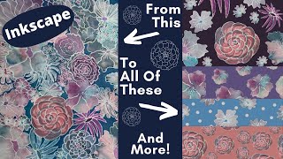 Create Repeating Patterns Using Inkscape