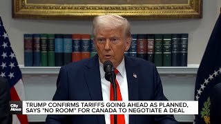 Trump confirms tariffs happen Tuesday