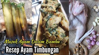 RESEP AYAM BUMBU RAJANG DALAM BAMBU PASTI ENAK FENOMENAL! JARANG YANG BISA LHO