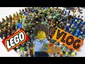 LEGO VLOG #55 / Parting Out Bulk Used Minifigure + Adding Bricks and Pieces to the Bricklink Wall