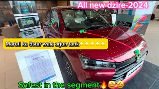 All new Dzire 2024 || 6 airbeg standard || 5 Star Gncap || electric sunroof ​⁠||@Singhvlogs3855