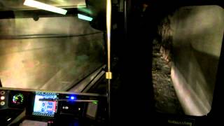 Bavarian Zugspitze rack railway: downhill ride through the tunnel