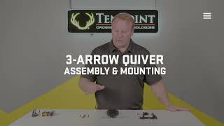 Assembling and Mounting a 3-Arrow Quiver on a TenPoint Crossbow | TenPoint Crossbows