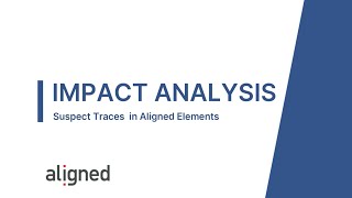 Impact Analysis in Aligned Elements