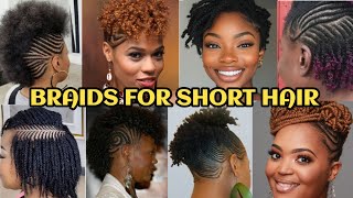 35 Stylish Short Hair Braids Ideas For 2025/2026|Black Women Natural Hairstyles