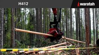 Harvesting Head Waratah H412 Debarking Eucalyptus