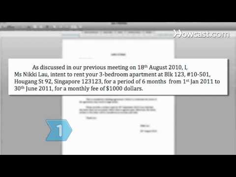 How to Write a Letter of Intent How to Write a Letter of Intent