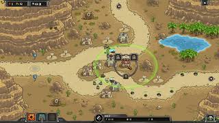 Kingdom Rush Frontiers 王国保卫战 前线 老兵难度 3 沙中绿洲 英雄模式