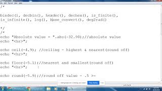PHP Math functions - Part 2 | Easy Example (Gujarati)