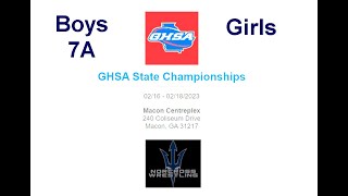 2023 GHSA Wrestling, Girls and Boys 7A State Championships