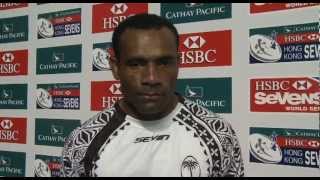 Interview with Setefano Cakau, Fiji Captain after Day 2 of Hong Kong 7s.mov