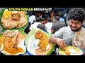 HUGE VARIETIES of SOUTH INDIAN VEG BREAKFAST | Murugan Tiffen Center |