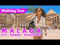 Málaga city walk - Summer 2023 - Old town, marina & beachfront immersive virtual tour