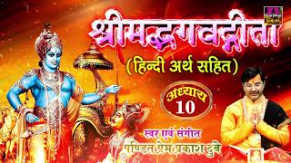 श्रीमद भगवद गीता सार- अध्याय 10 | Shrimad Bhagawad Geeta | Chapter 10 | Prem Prakash Dubey