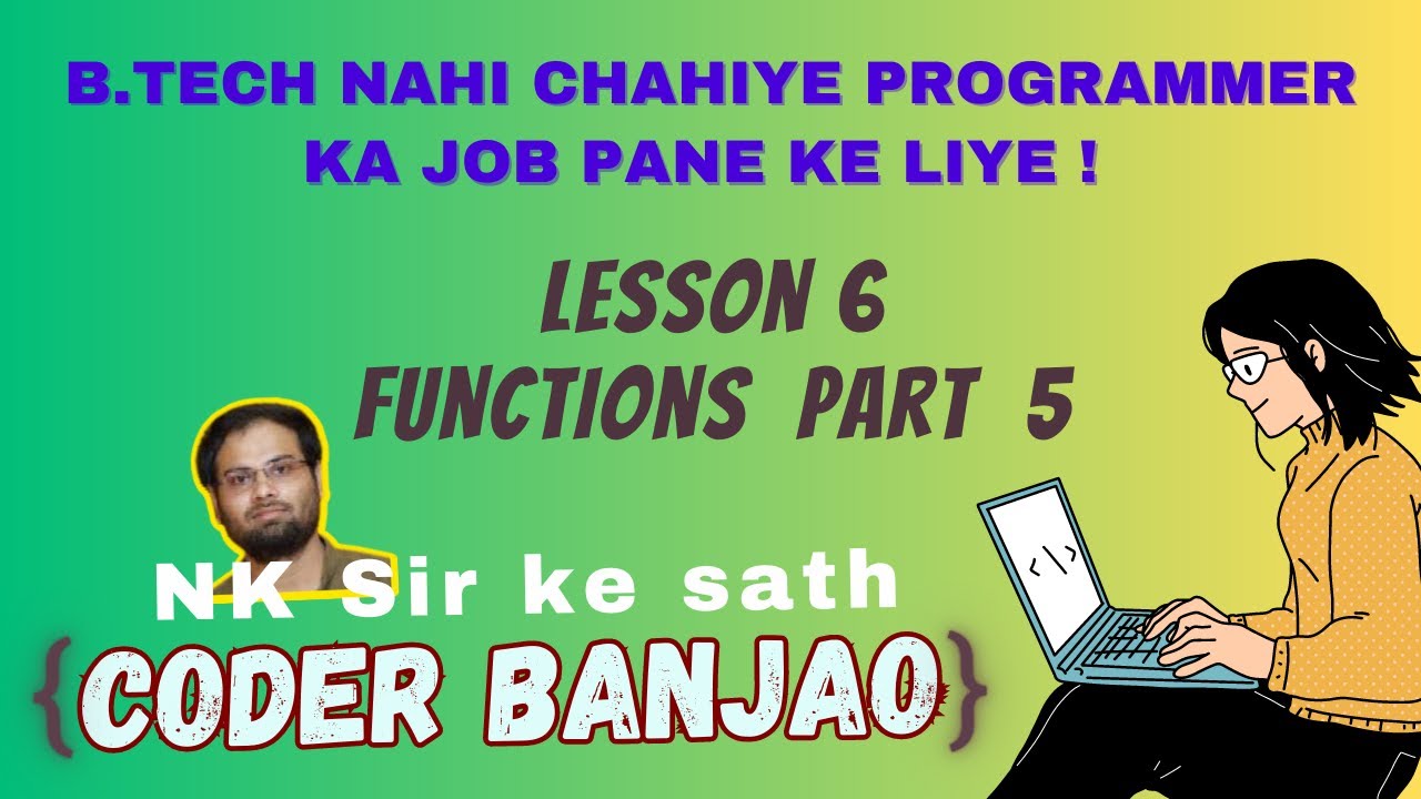 Learn JavaScript In Hindi | For Beginners | Functions | Part - 5 ...