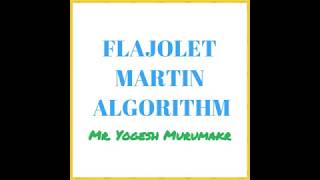 FLAJOLET MARTIN ALGORITHM
