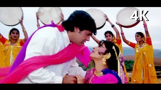 Swarg Movie 4K Video Song | Kaise Kate Din | Govinda 90s Song | Mohd Aziz Anuradha Paudwal