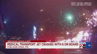 New details: Medical transport jet crashes in Philadelphia