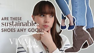 VIVAIA review \u0026 try on | Sustainable footwear AD