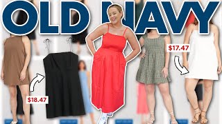 trying on all of OLD NAVY's end of summer dresses (i'm obsessed)