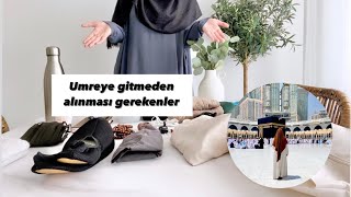 💚 Umreye gitmeden alınması gerekenler - Çantamda neler var ?