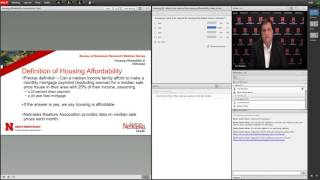 UNL Bureau of Business Research Webinar Series: Housing Affordability in Nebraska